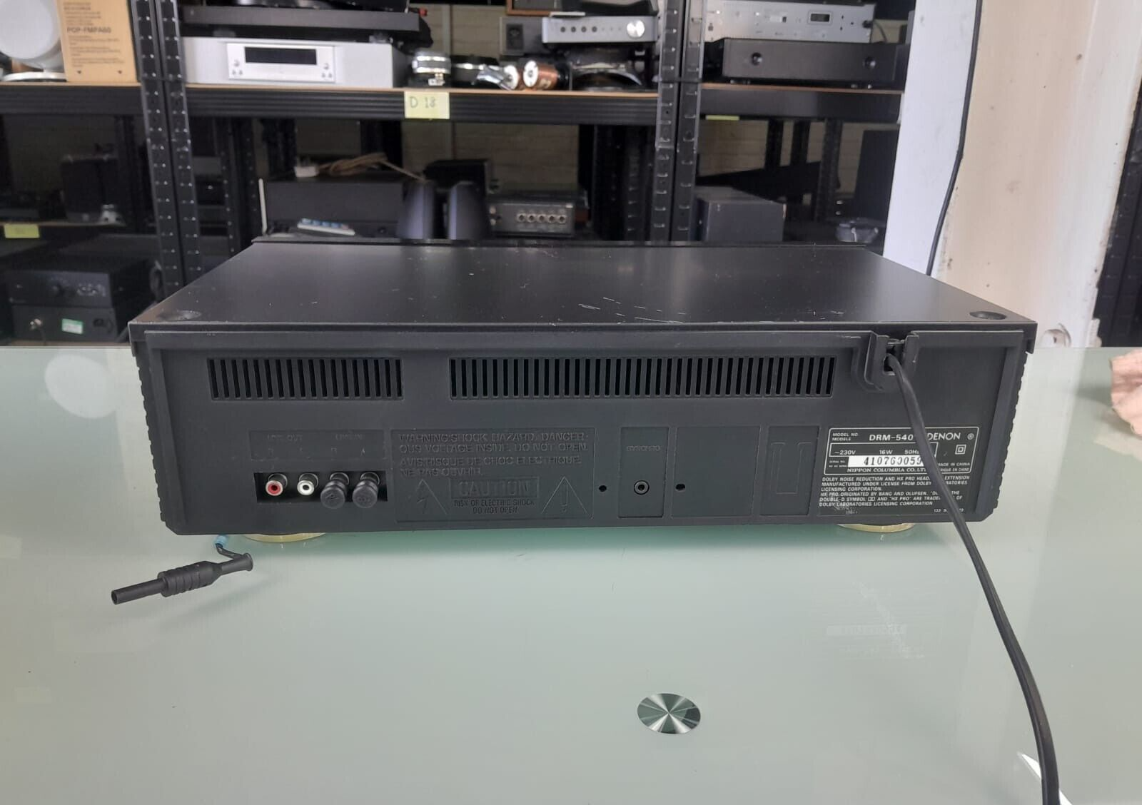 DENON DRM 540 PRECISION AUDIO COMPONENT / STEREO CASSETTE TAPE DECK