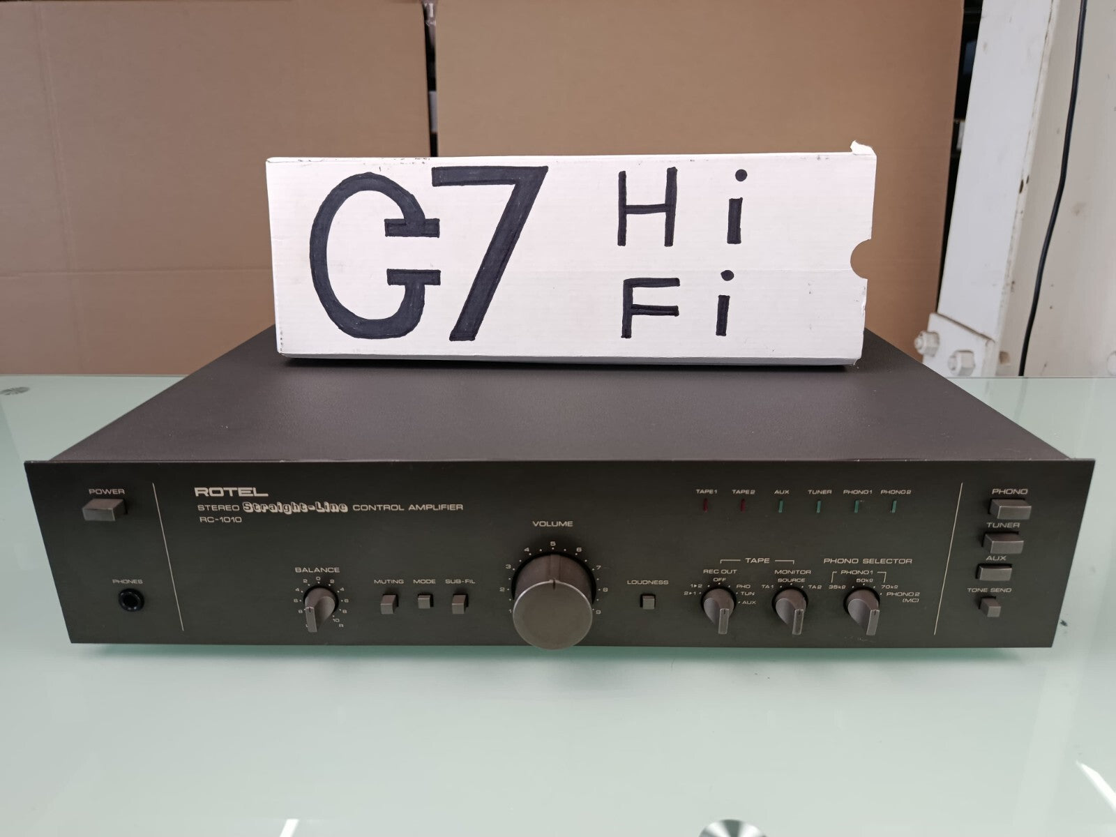 ROTEL RC 1010 STEREO STRAIGHT-LINE CONTROL AMPLIFIER