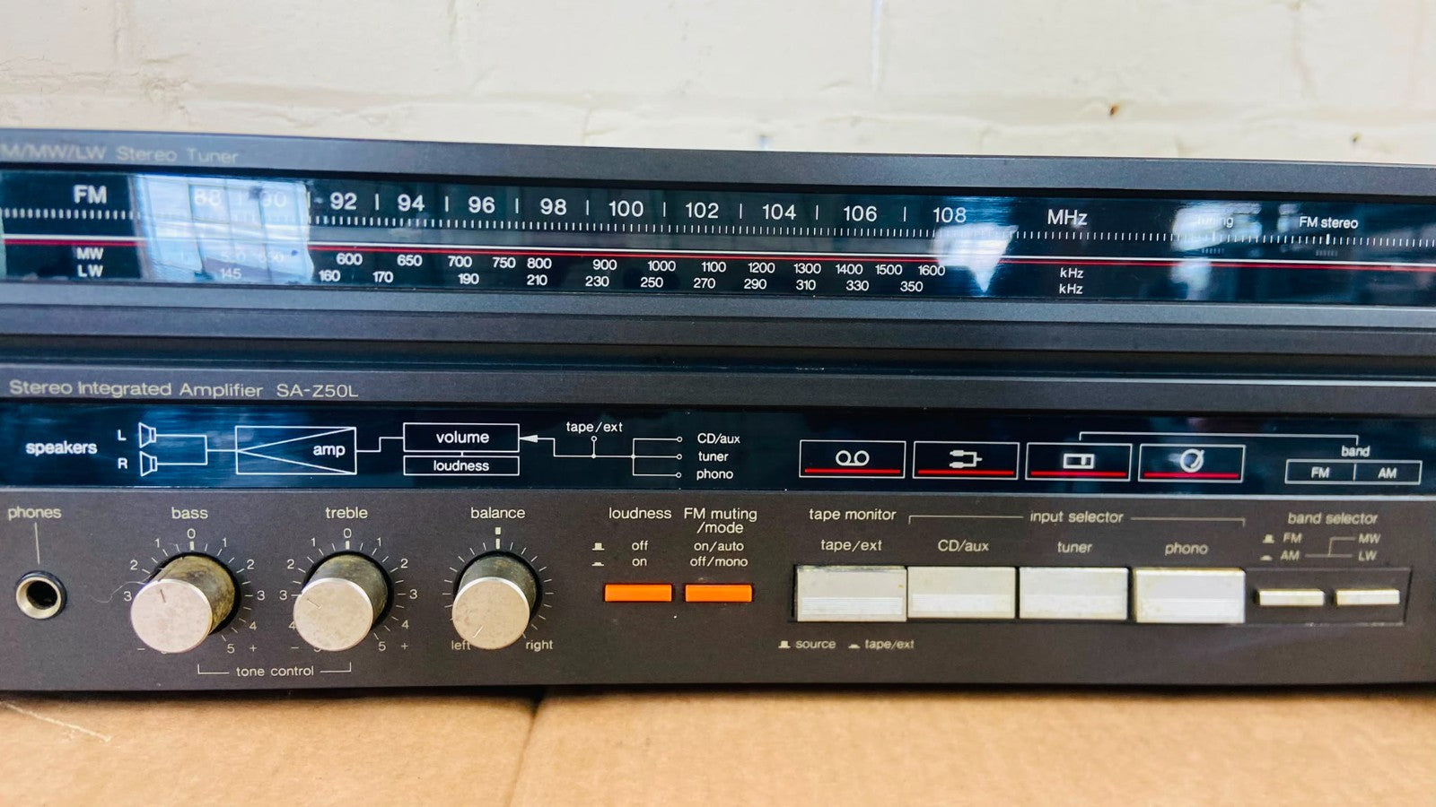 TECHNICS SA Z50L FM / MW / LW STEREO RECEIVER