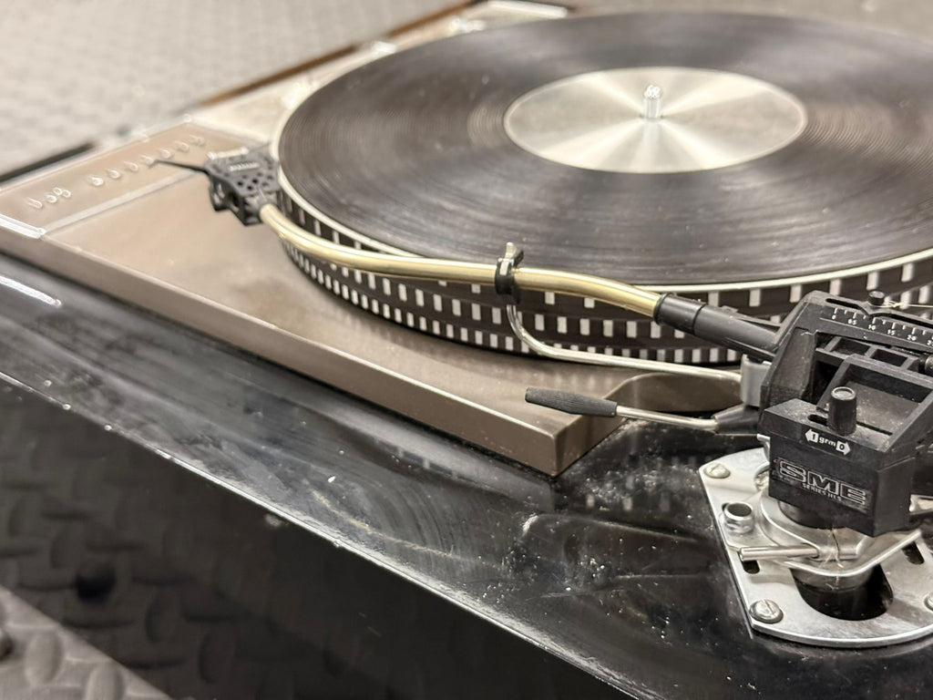 GARRARD 401 TURNTABLE ON SOLID GRANITE PLINTH SME SERIES 3 III S TONEARM