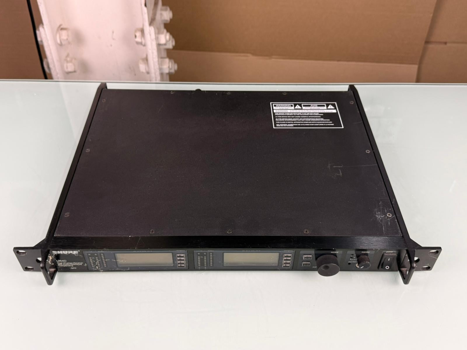 Shure UR4D J5E Dual Channel Wireless Receiver 578-638 MHz #003