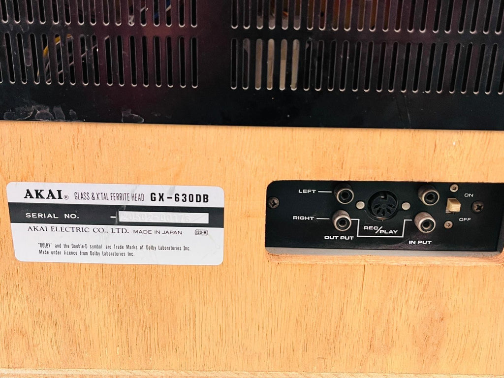AKAI GX 630DB REEL TO REEL