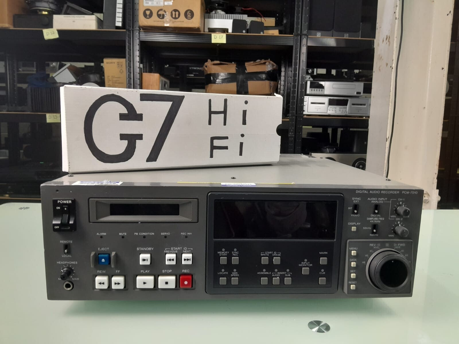 SONY PCM 7010 DIGITAL AUDIO RECORDER