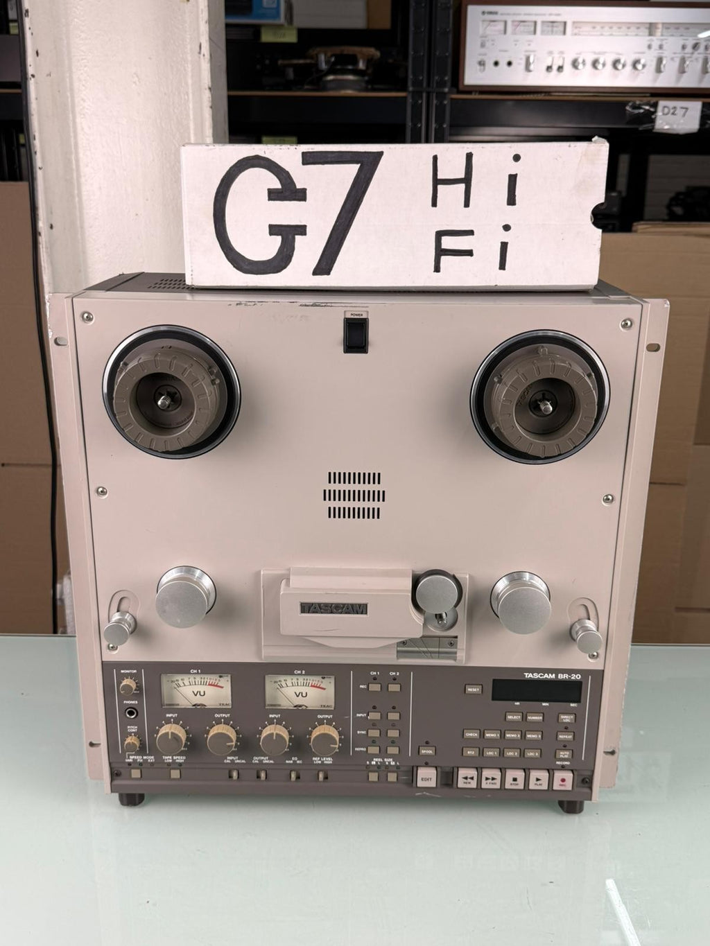 SERVICED TASCAM BR 20D REEL TO REEL 20