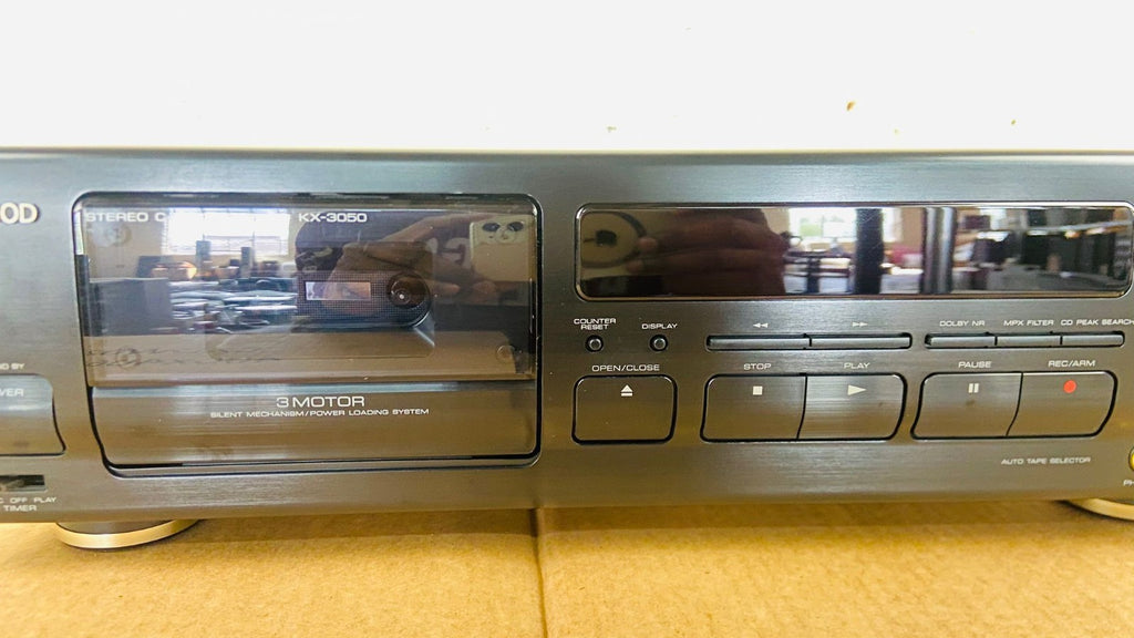 SERVICED KENWOOD KX 3050 STEREO CASSETTE DECK
