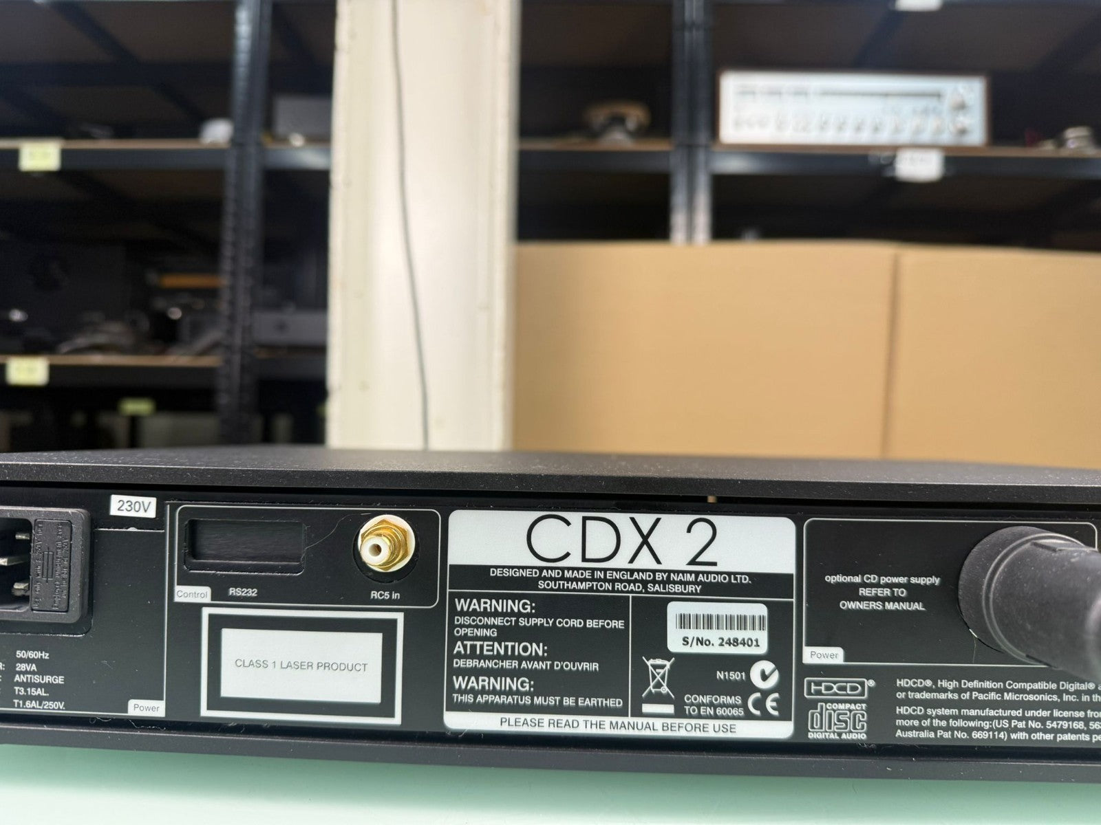 NAIM CDX 2 CD PLAYER