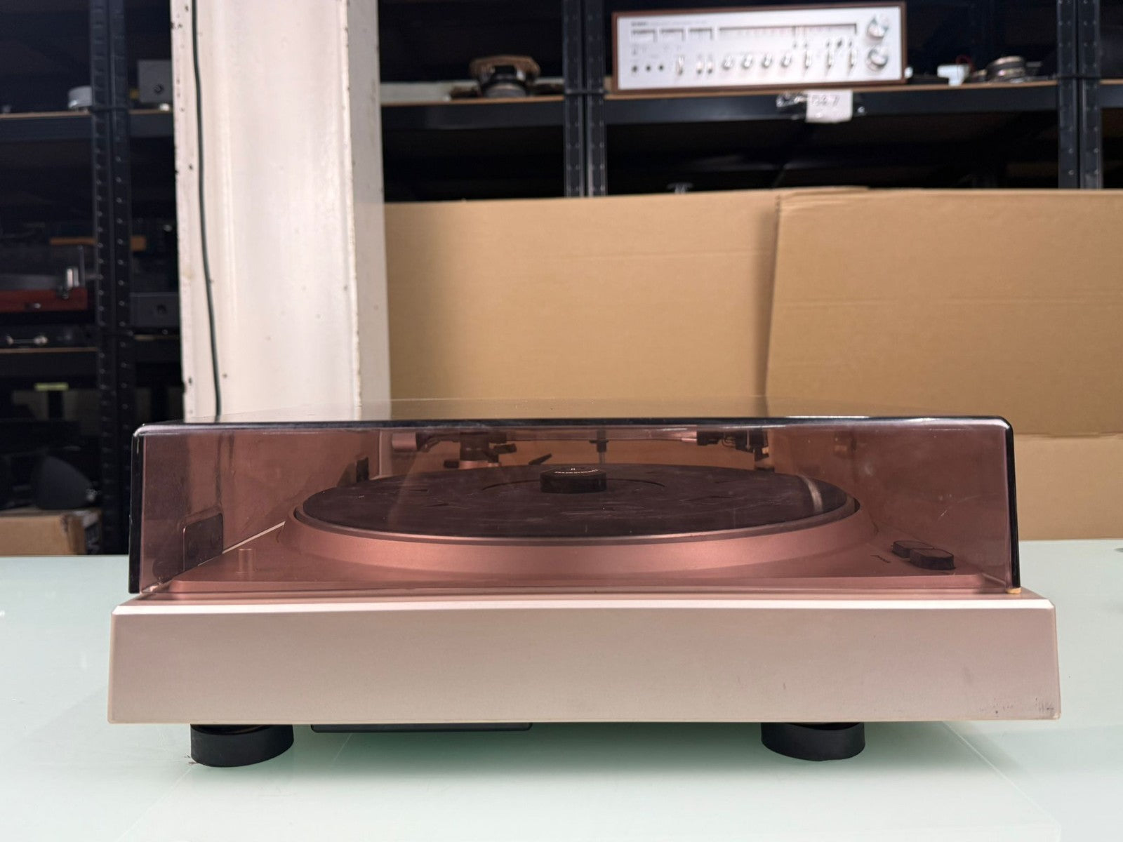 MARANTZ 6025 TURNTABLE WITH SHURE M75ED TYPE 2 CARTRIDGE