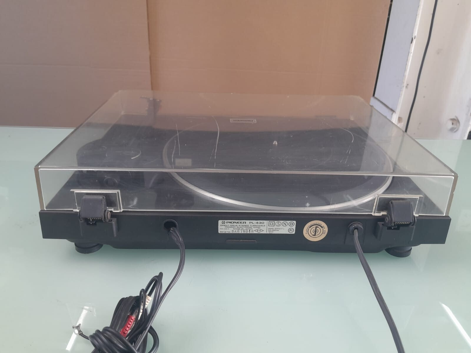 PIONEER PL 430 DIRECT-DRIVE AUTO-RETURN TURNTABLE