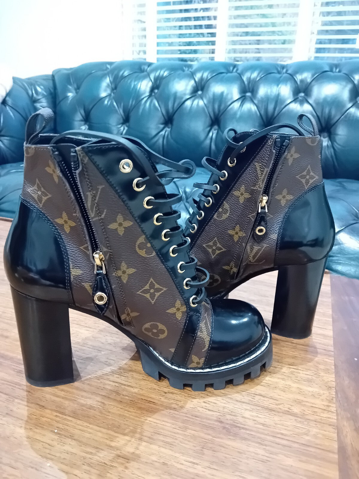 Louis Vuitton Star Trail Ankle Boots LV HIGH HEELS