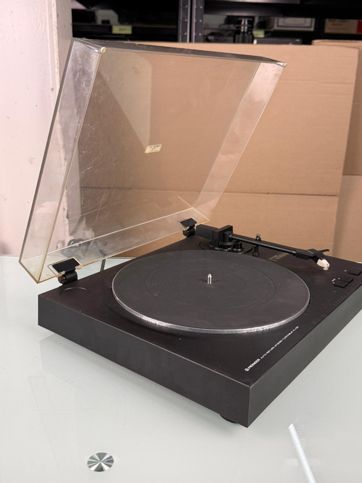 PIONEER PL 130 AUTO RETURN STEREO TURNTABLE