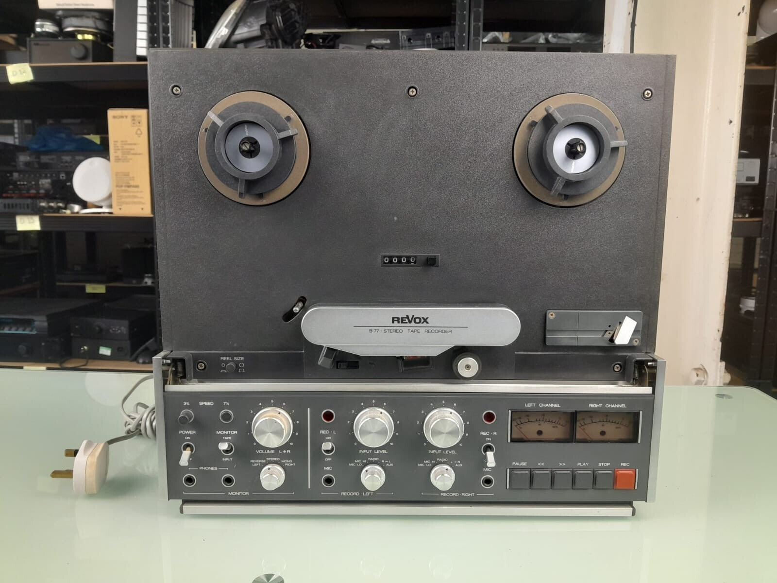 REVOX B 77 STEREO TAPE RECORDER REEL 2 REEL