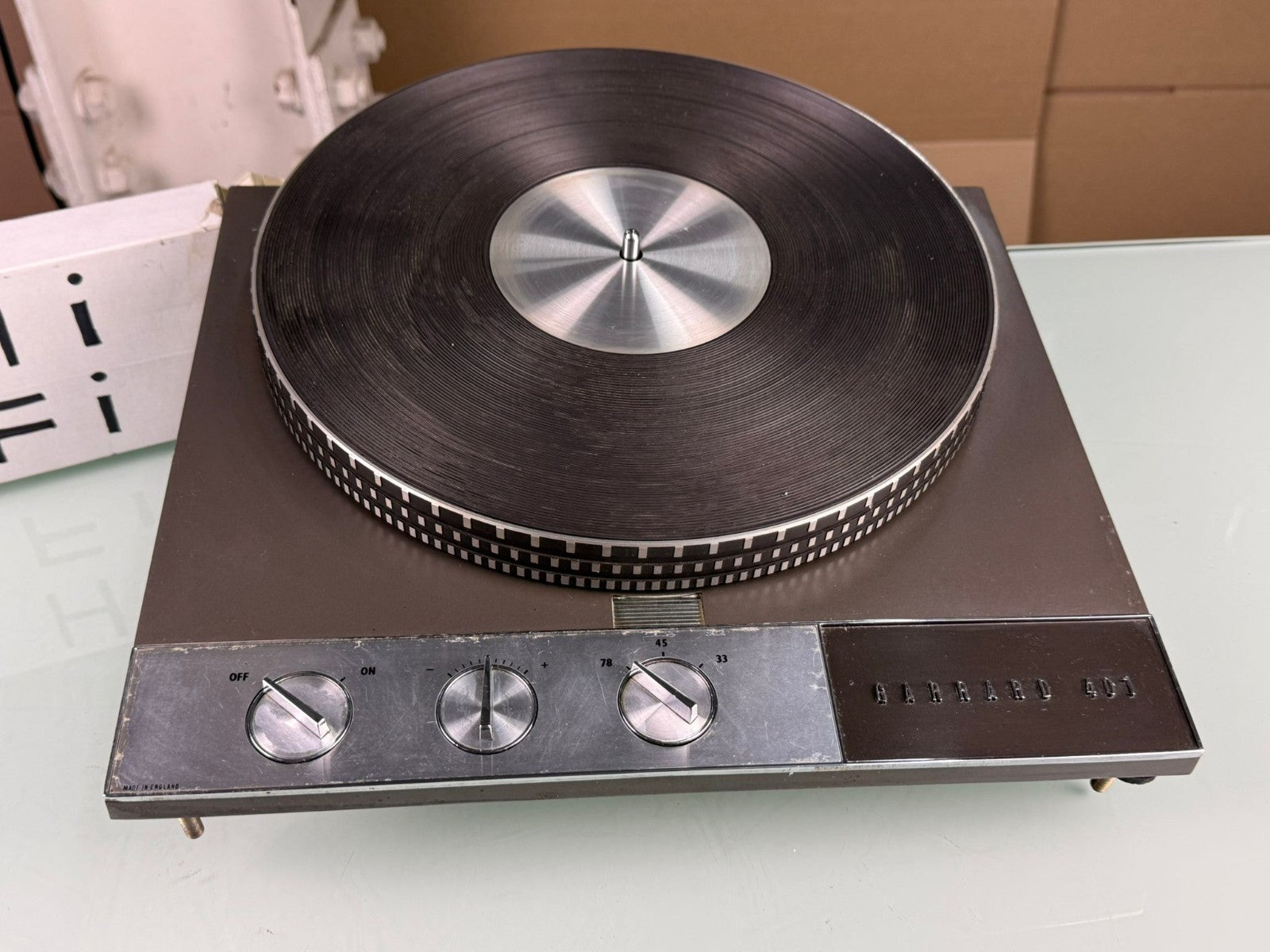 GARRARD 401 TURNTABLE