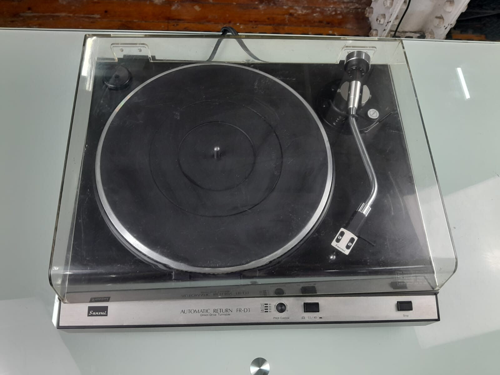 SANSUI FR D3 TURNTABLE