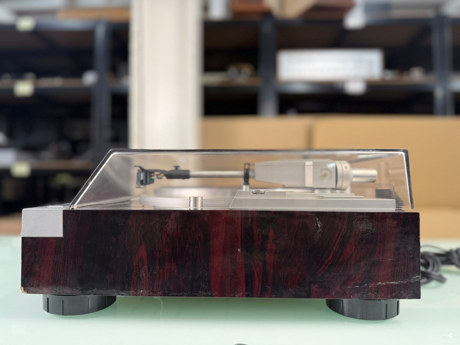 DENON DP 47F TURNTABLE DYNAMIC SERVO TRACER TONEARM