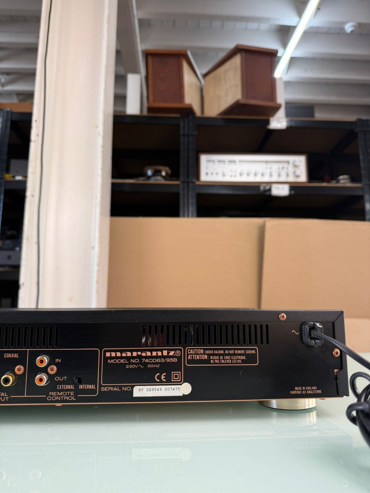 MARANTZ CD 63 MK II K I SIGNATURE  CD PLAYER WITH REMOTE