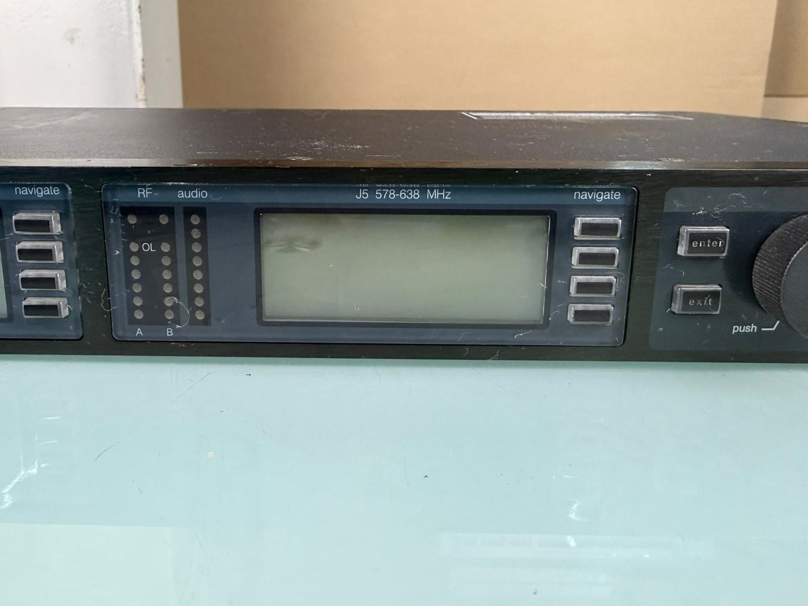 Shure UR4D J5E Dual Channel Wireless Receiver 578-638 MHz #002