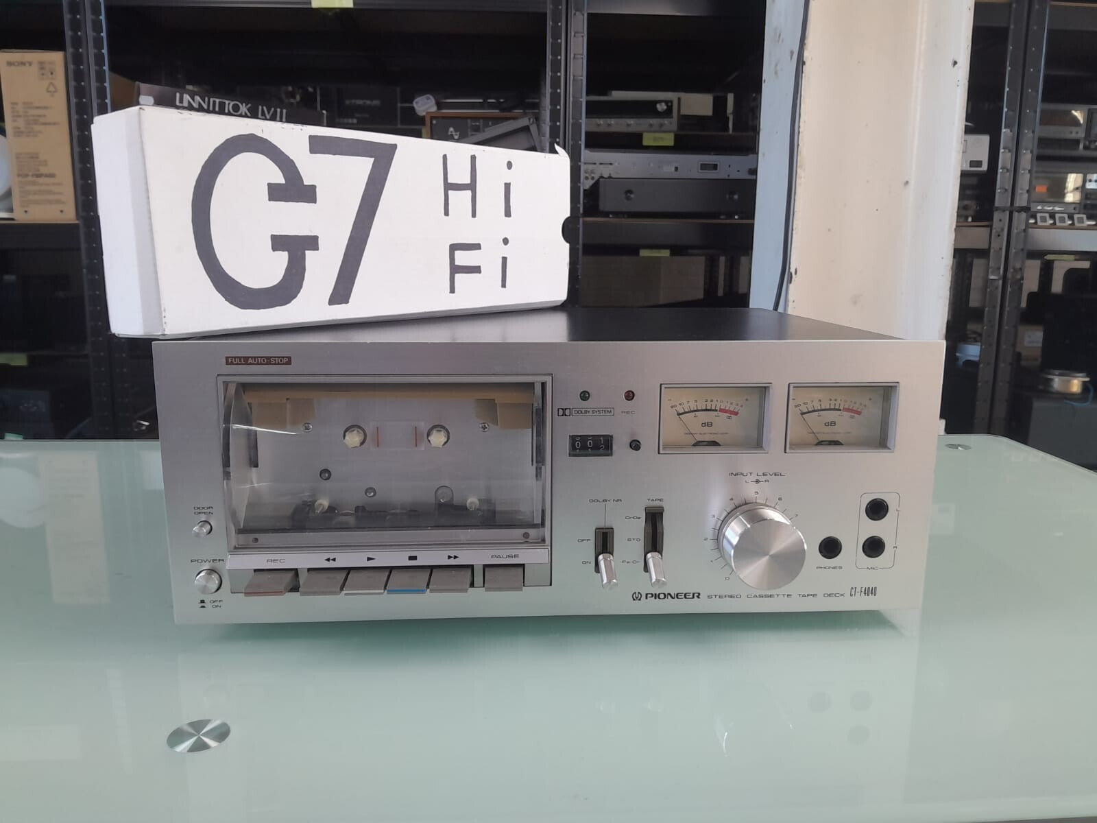 PIONEER CT F4040 STEREO CASSETTE TAPE DECK