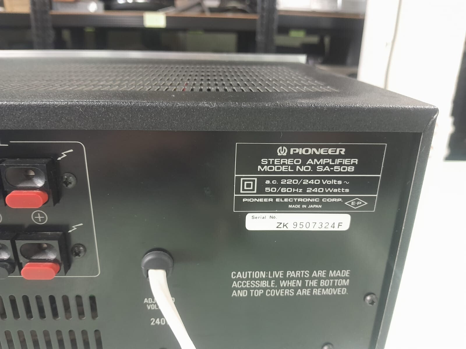 PIONEER SA 508 STEREO AMPLIFIER