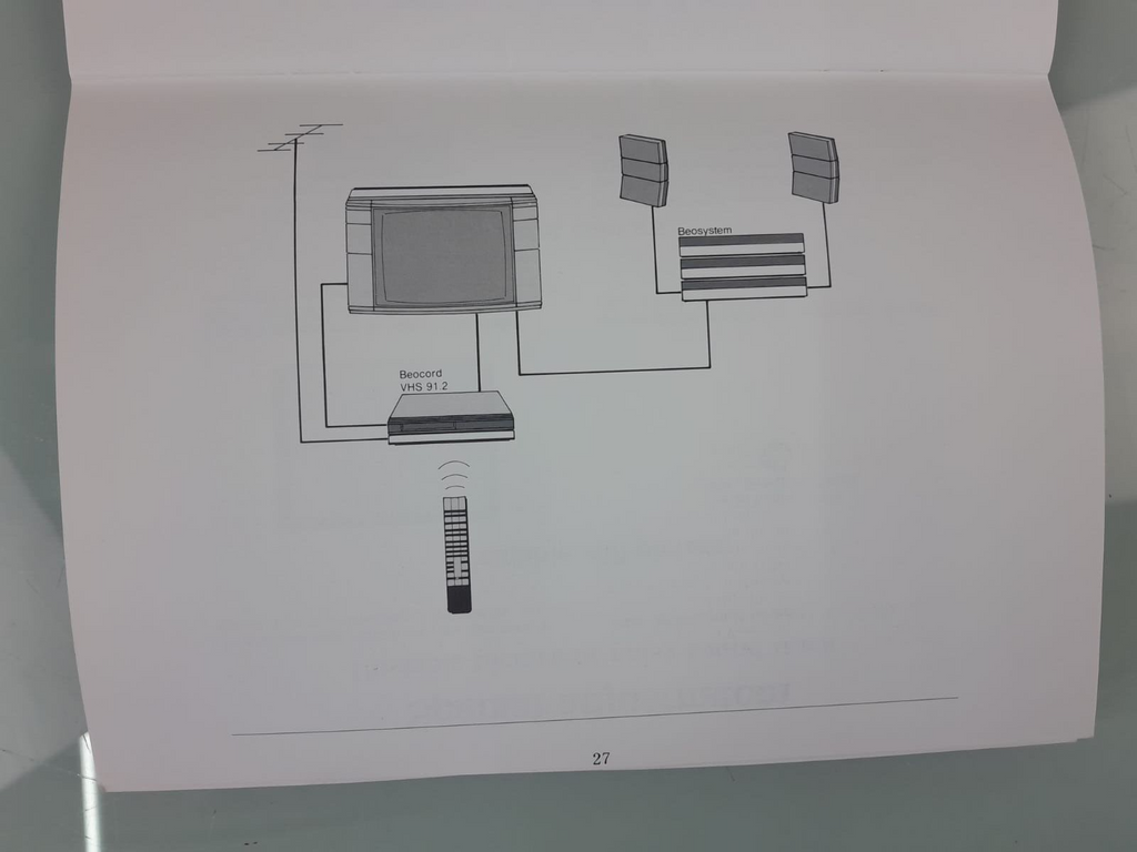 BANG & OLUFSEN B&O BEOCORD VHS 91.2 MANUAL