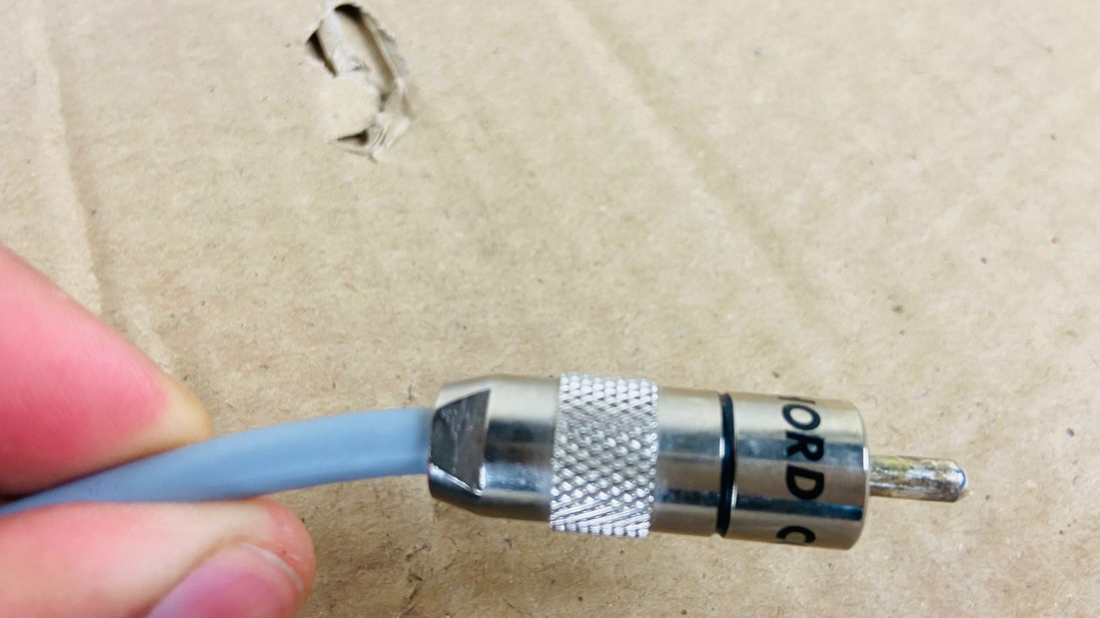 THE CHORD COMPANY CHRYSALIS MONO RCA INTERCONNECT CABLE