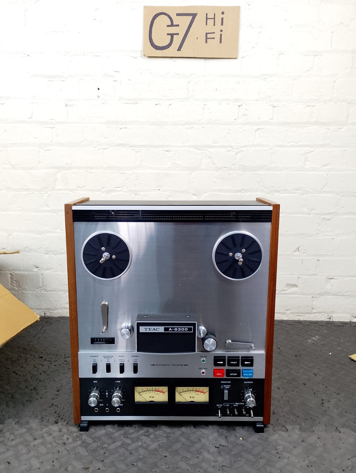 SERVICED TEAC A 6300 STEREO REEL TO REEL DECK