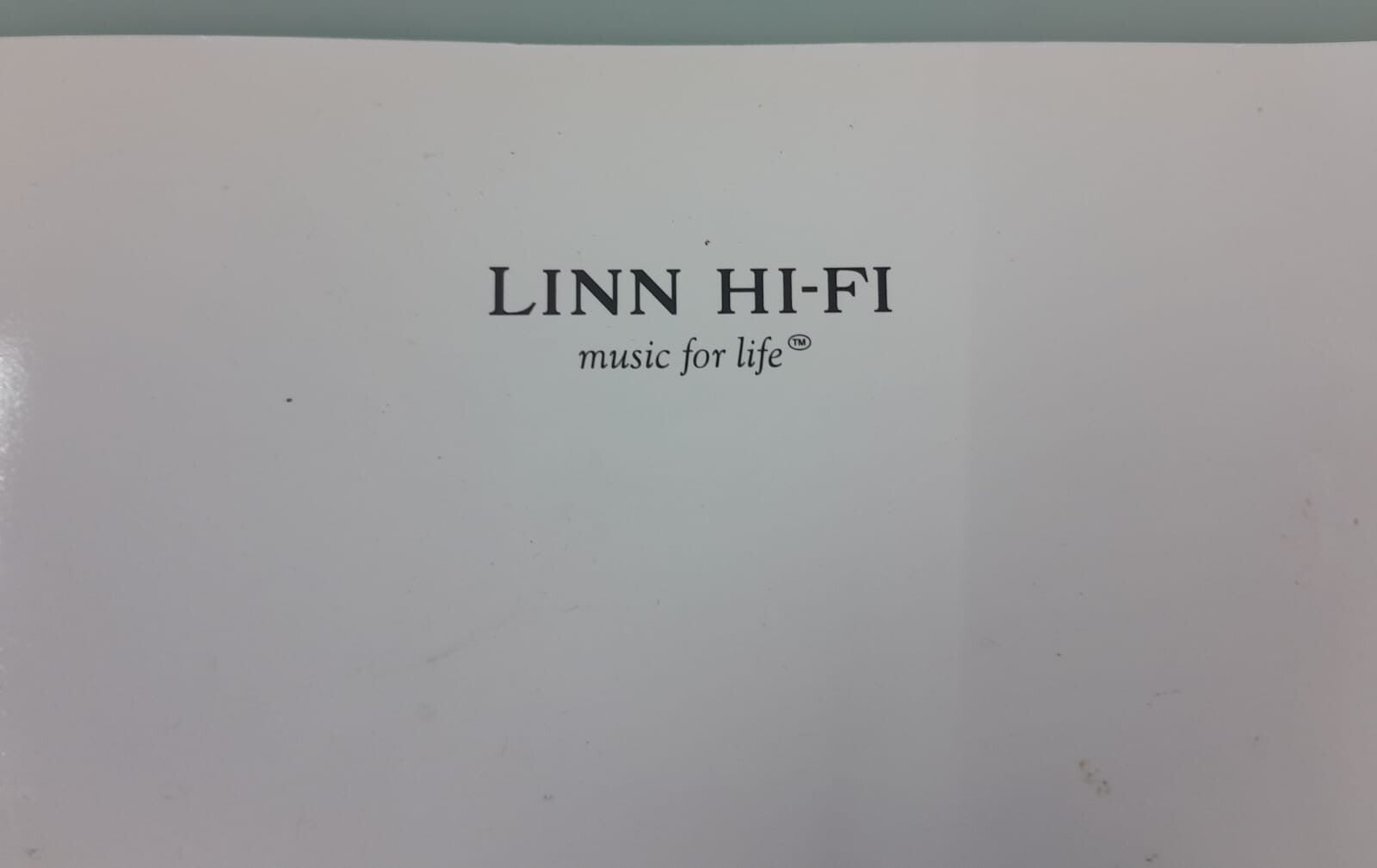 LINN HI FI BROCHURE