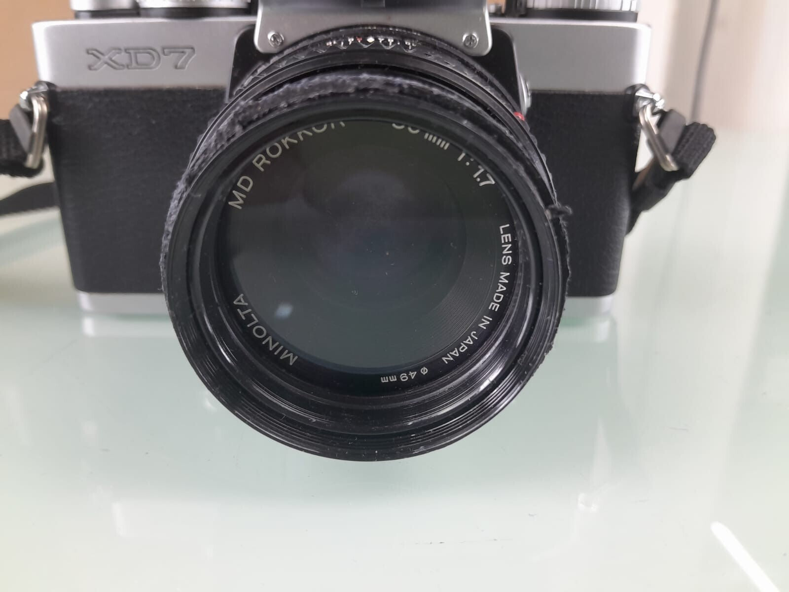 MINOLTA XD7 SLR CAMERA WITH MD ROKKOR 50MM 1:1.7 LENS