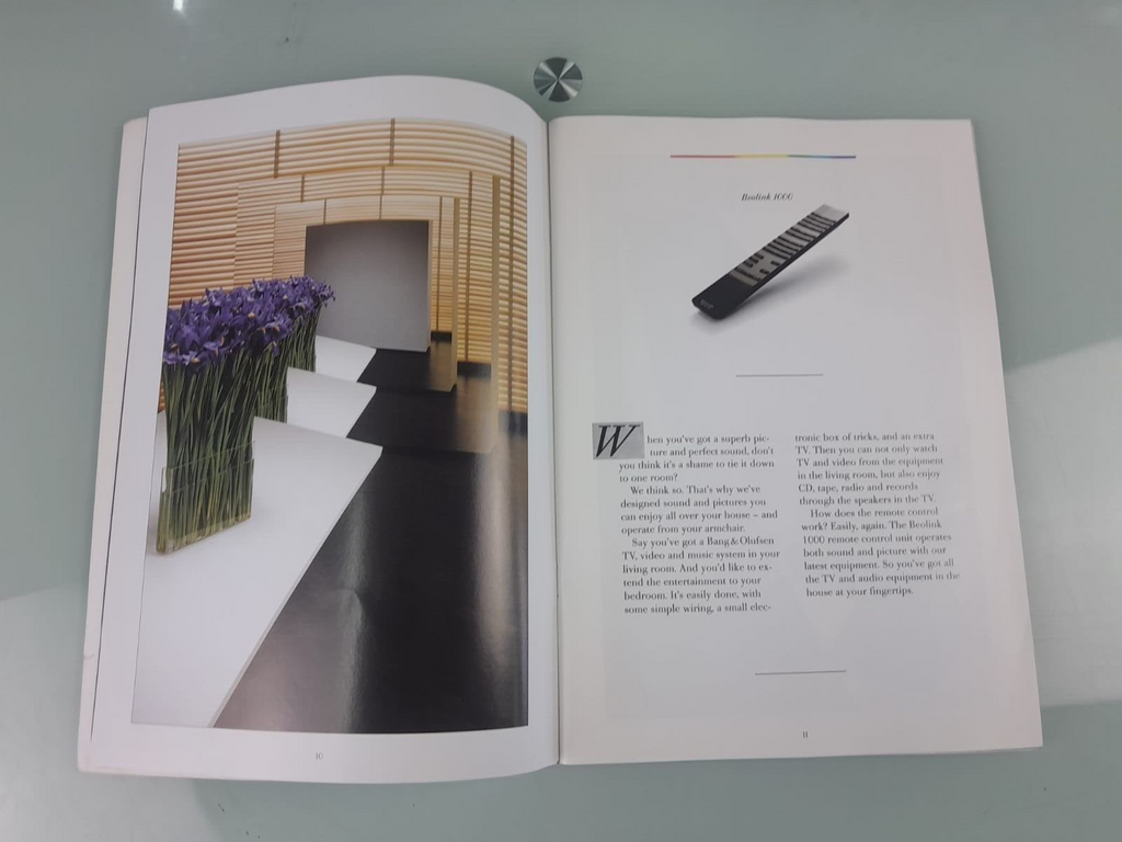 BANG & OLUFSEN B&O 1988/1989 BROCHURE