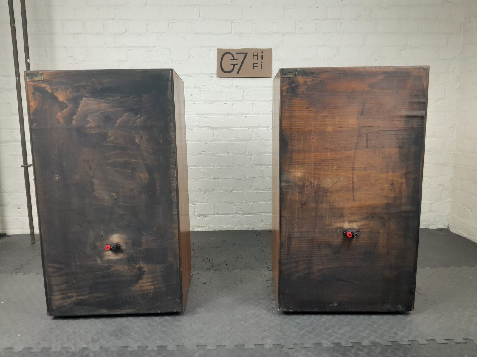 LOWTHER ACOUSTA ALNICO PM6A FULL RANGE FLOOR STANDING SPEAKERS