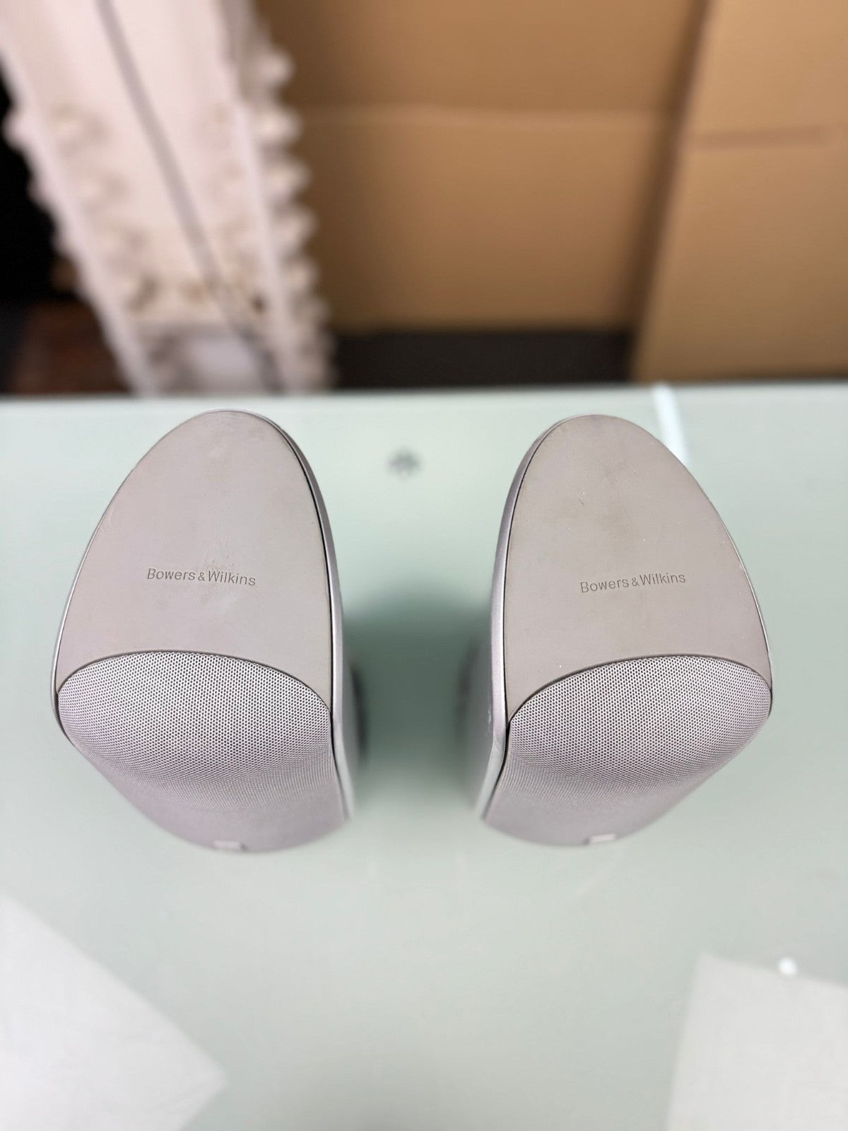 BOWERS & WILKINS B&W M 1 MK1 SPEAKERS WITH TABLE STAND #002