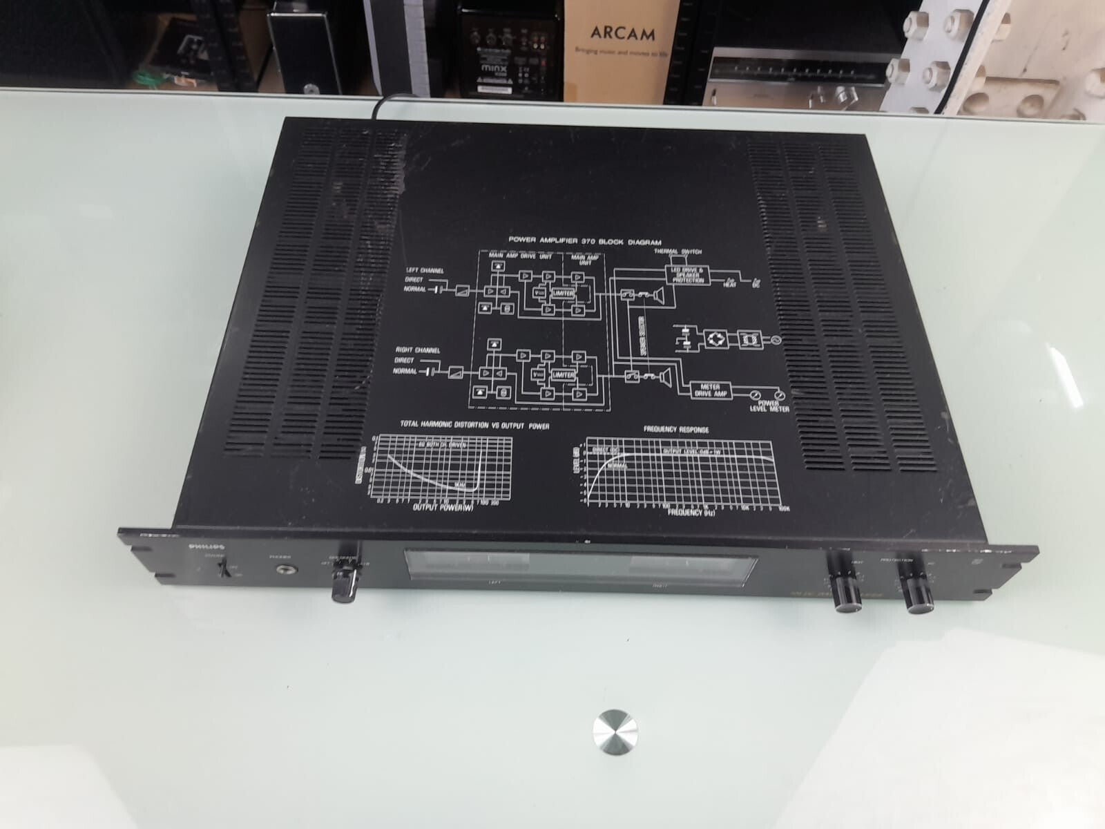PHILIPS 370 DC POWER AMPLIFIER 22AH370 BLACK TULIP