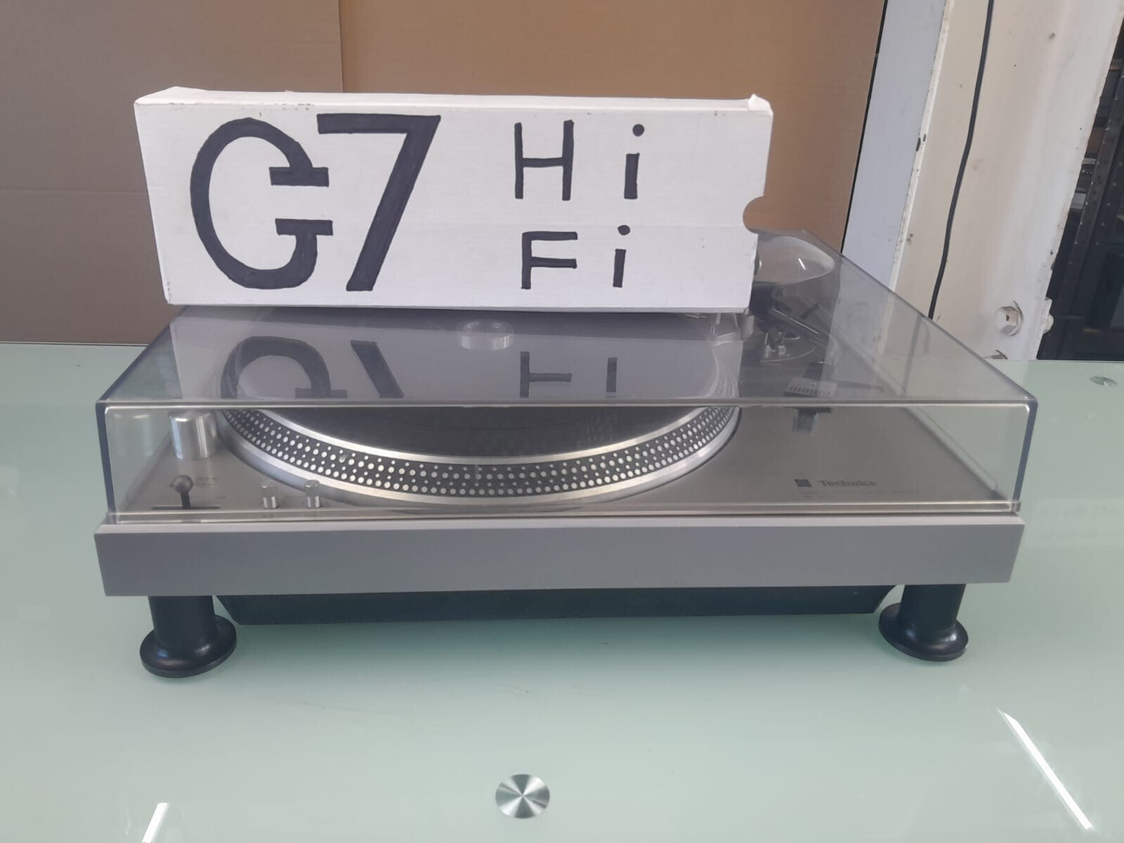 TECHNICS SL 1200 DIRECT DRIVE TURNTABLE ORTOFON M 15 E SUPER