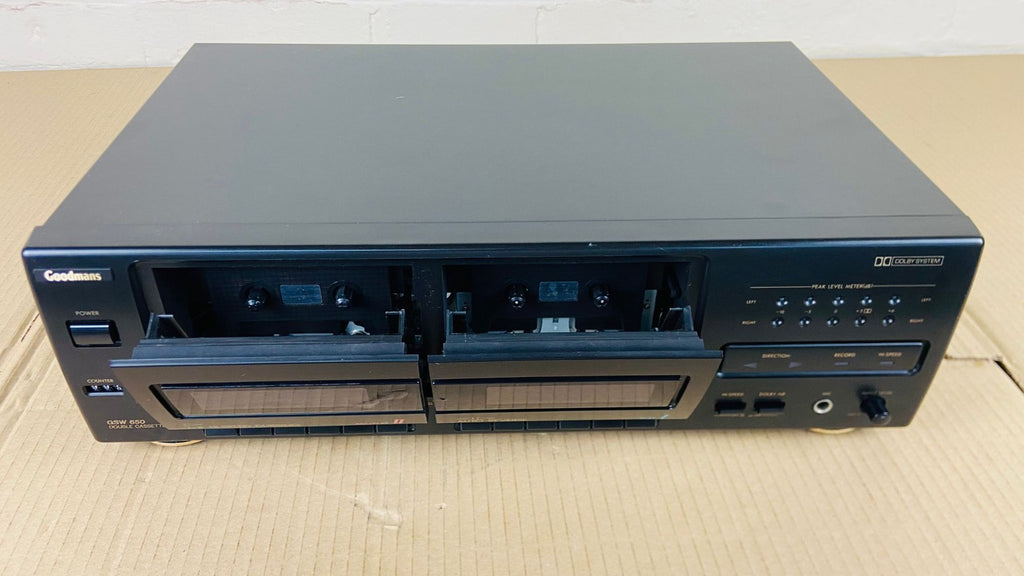 GOODMANS GSW 650 DOUBLE CASSETTE DECK