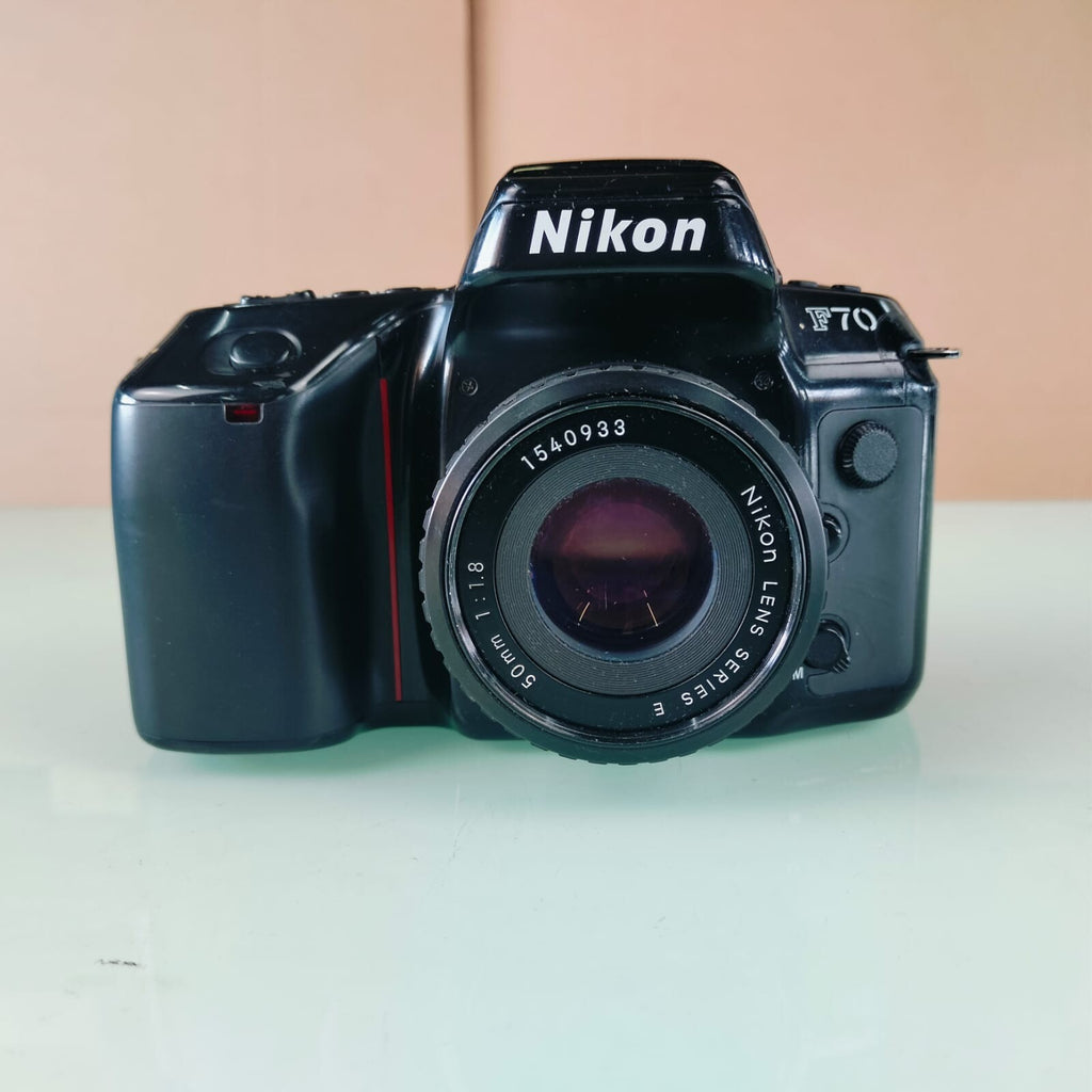 NIKON F70 SLR CAMERA WITH 50MM 1:1.8 LENS
