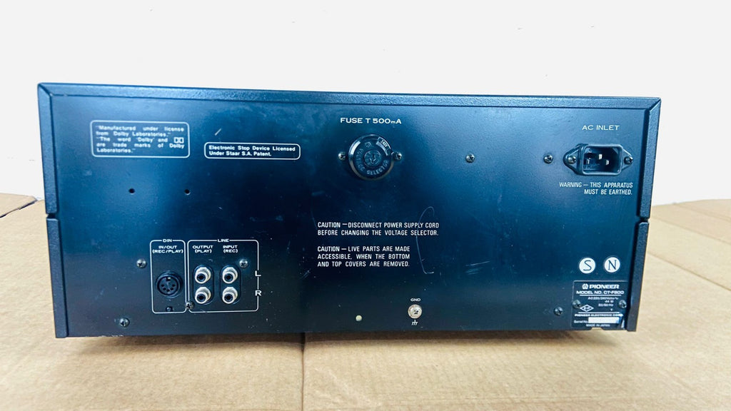 SERVICE PIONEER CT F900 STEREO CASSETTE TAPE DECK