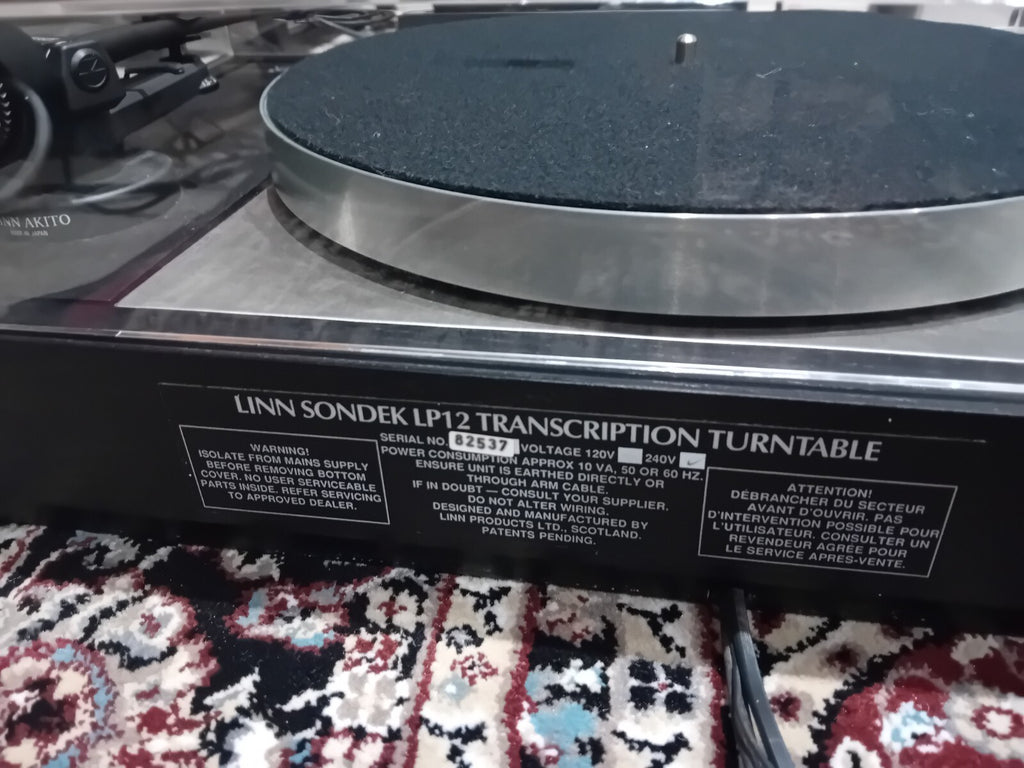 LINN SONDEK LP12 AKITO TONEARM ORTOFON MC RONDO