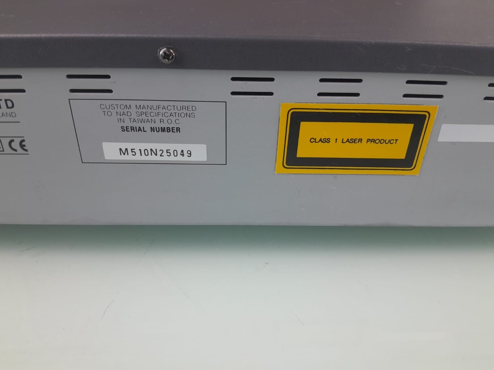 NAD 510 CD PLAYER