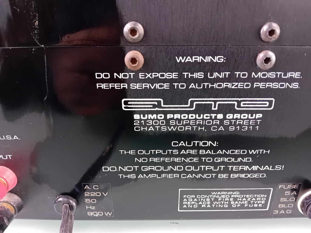 SUMO ANDROMEDA CLASS AB DIFFERENTIAL POWER AMPLIFIER
