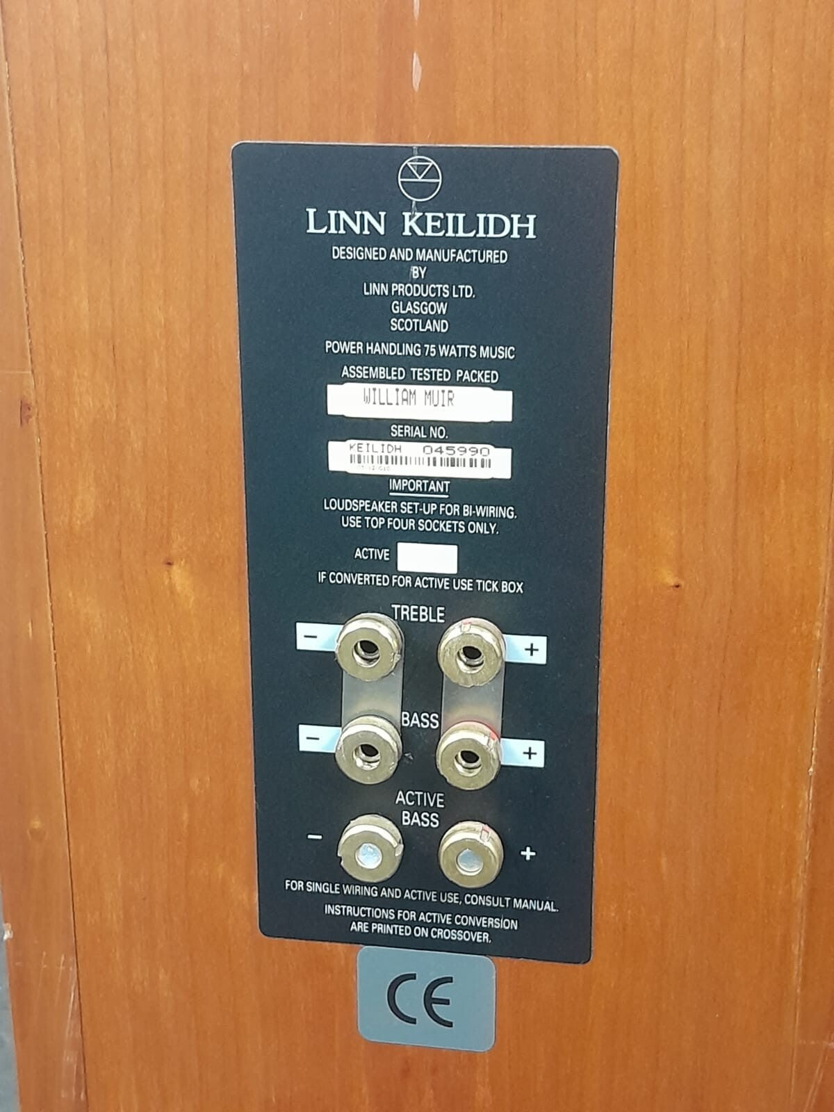 LINN KEILIDH FLOOR STANDING SPEAKERS