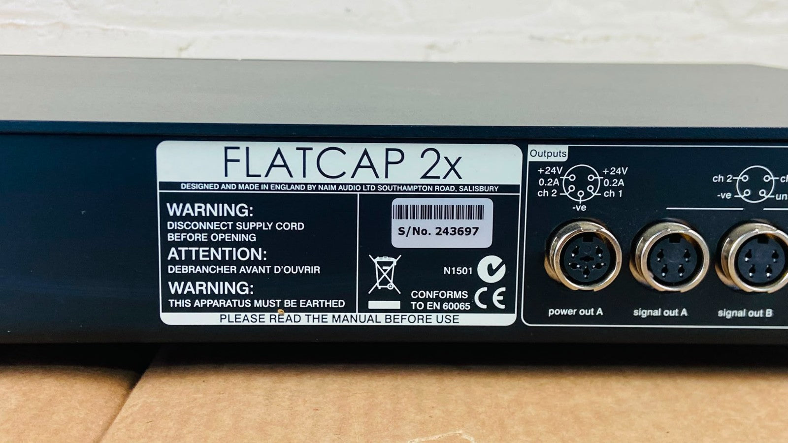 NAIM FLATCAP 2X POWER SUPPLY