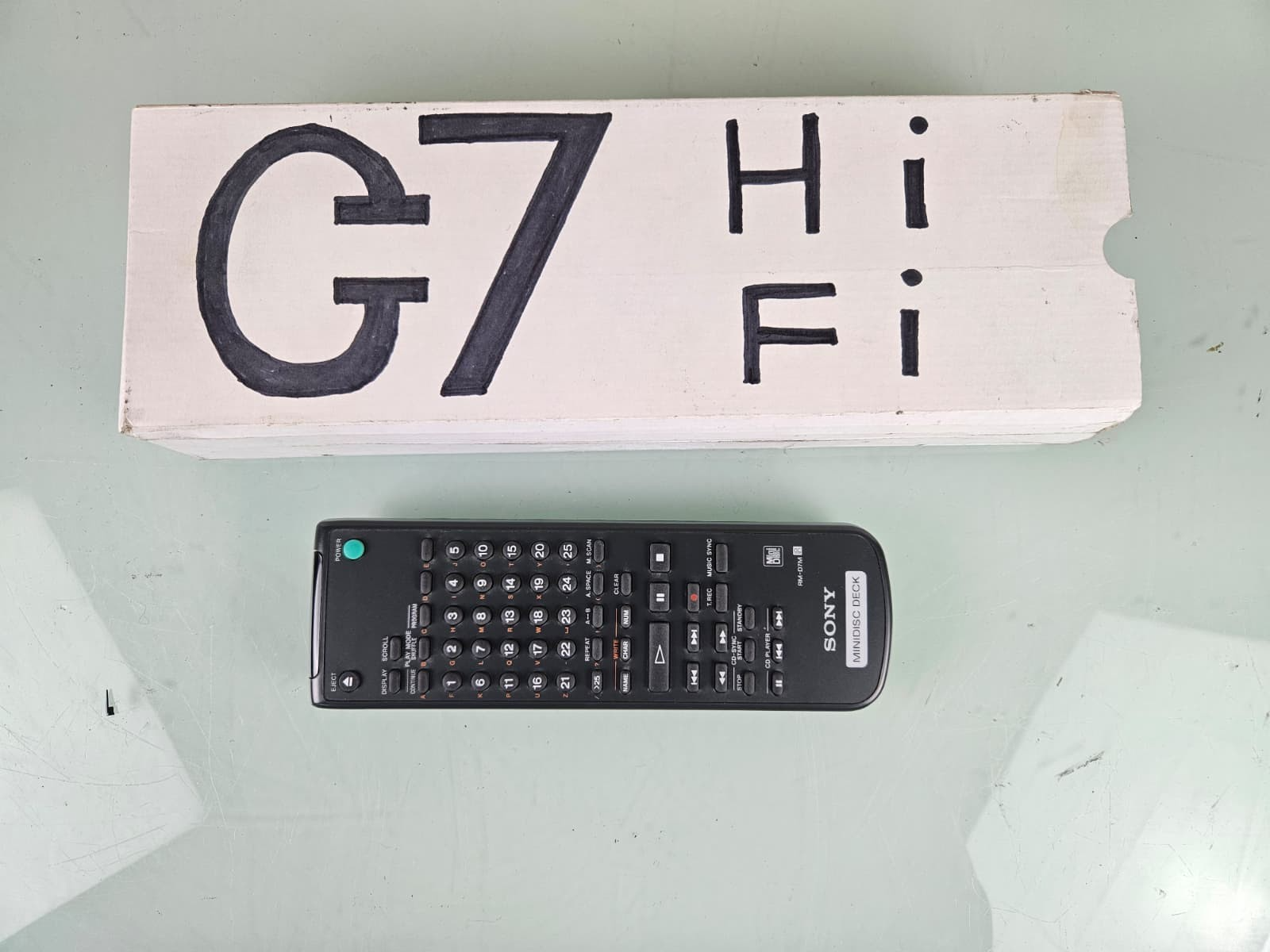 SONY RM D7M REMOTE CONTROL FOR MINIDISC DECK