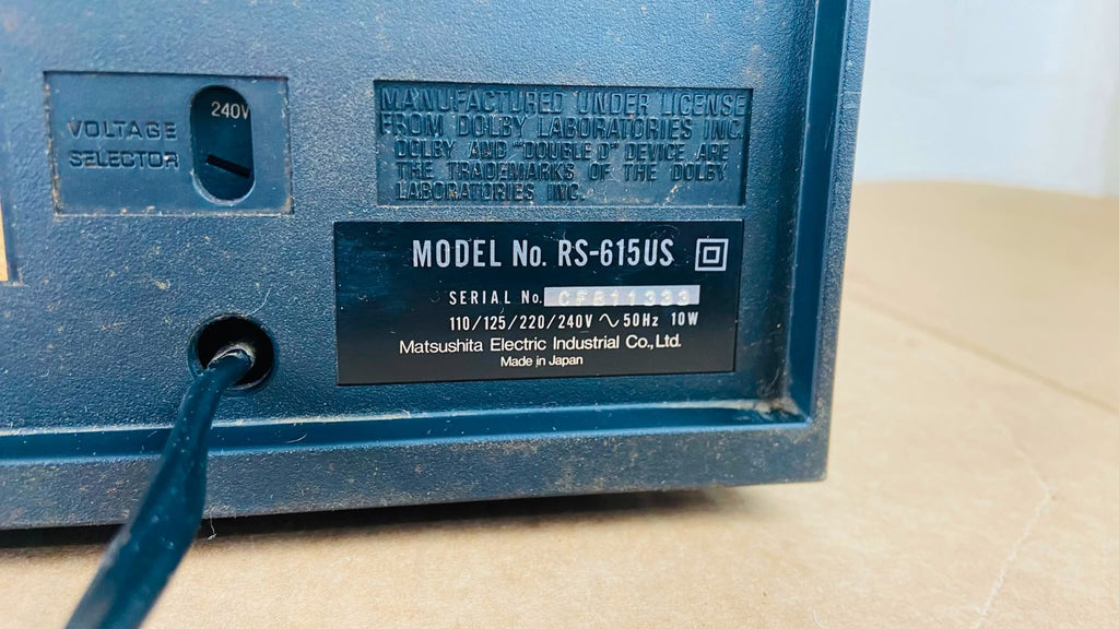 TECHNICS RS 615US STEREO CASSETTE DECK