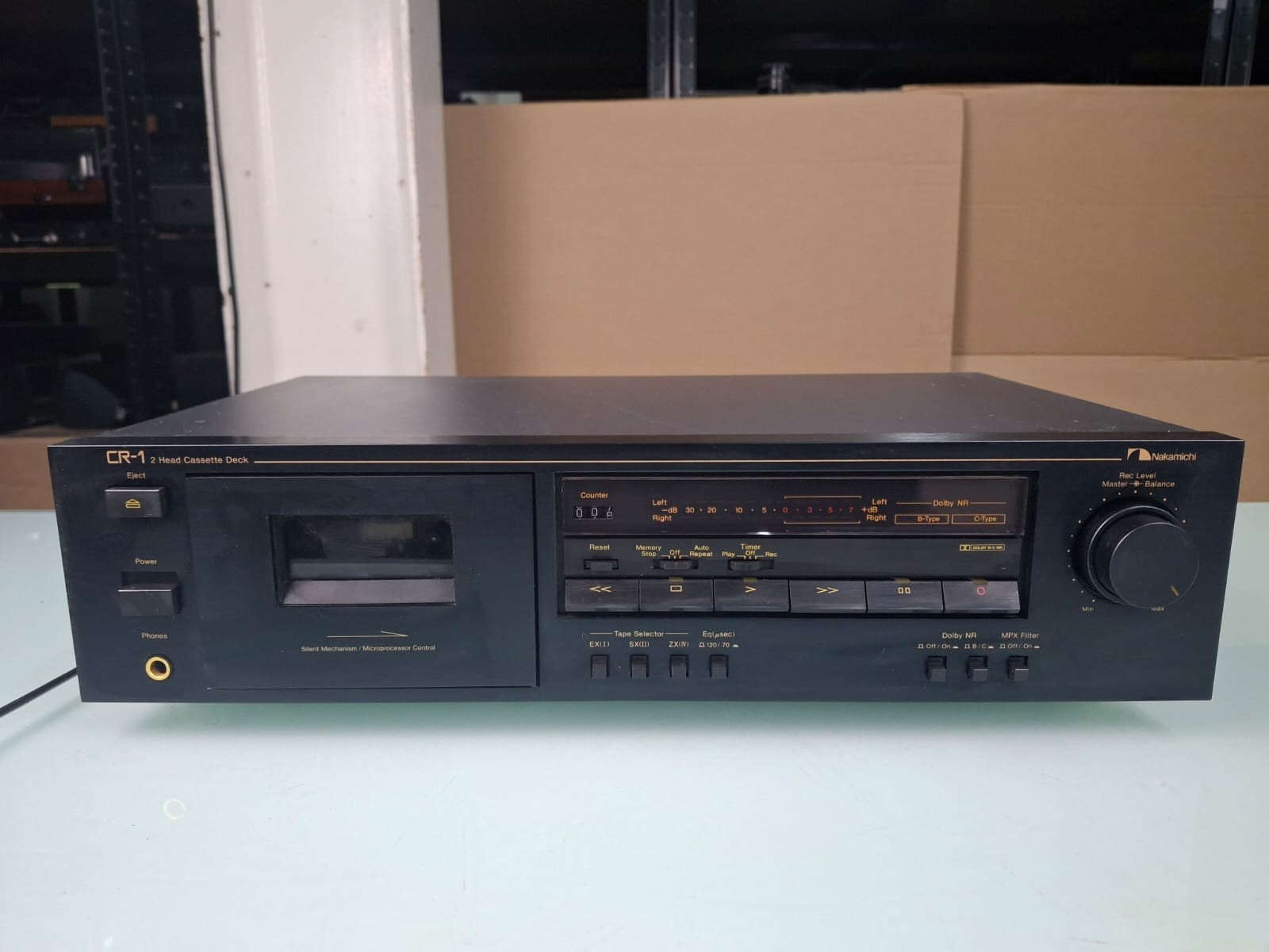 NAKAMICHI CR 1 2 HEAD CASSETTE DECK