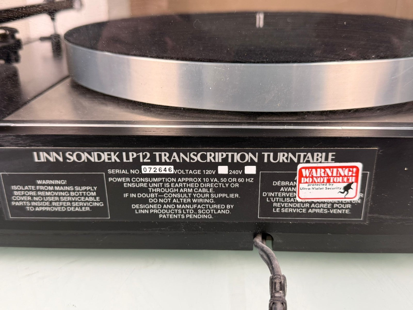 SERVICED LINN SONDEK LP12 VALHALLA TRAMPLOLINE ITTOK LV II KLYDE CARTRIDGE