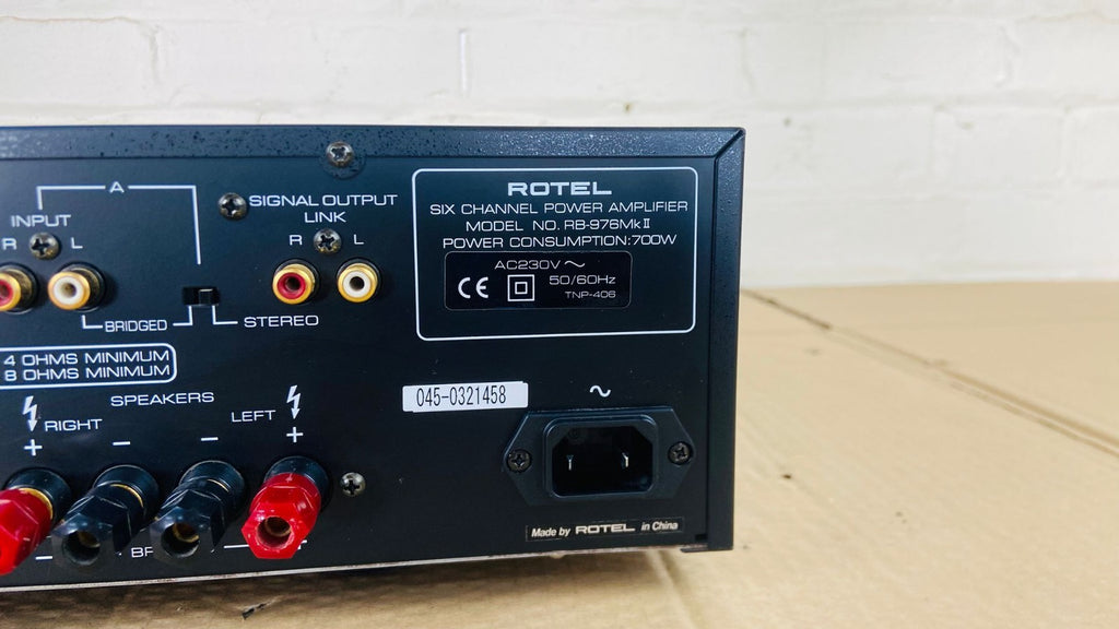 ROTEL RB 976 MK II SIX CHANNEL POWER AMPLIFIER