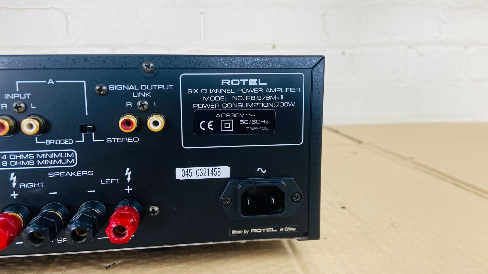 ROTEL RB 976 MK II SIX CHANNEL POWER AMPLIFIER