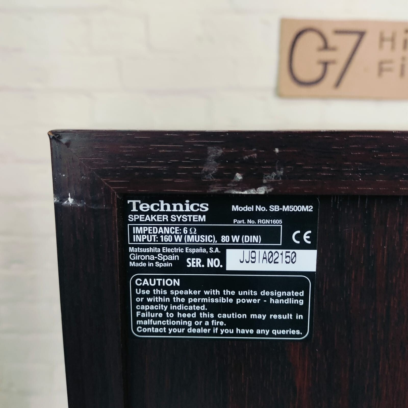 Technics SB M500M2 FLOOR STANDING SPEAKERS