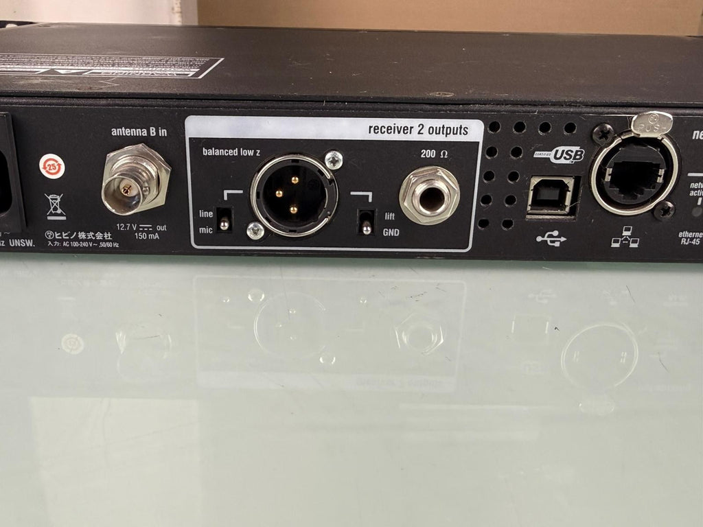 Shure UR4D J5E Dual Channel Wireless Receiver 578-638 MHz  #1