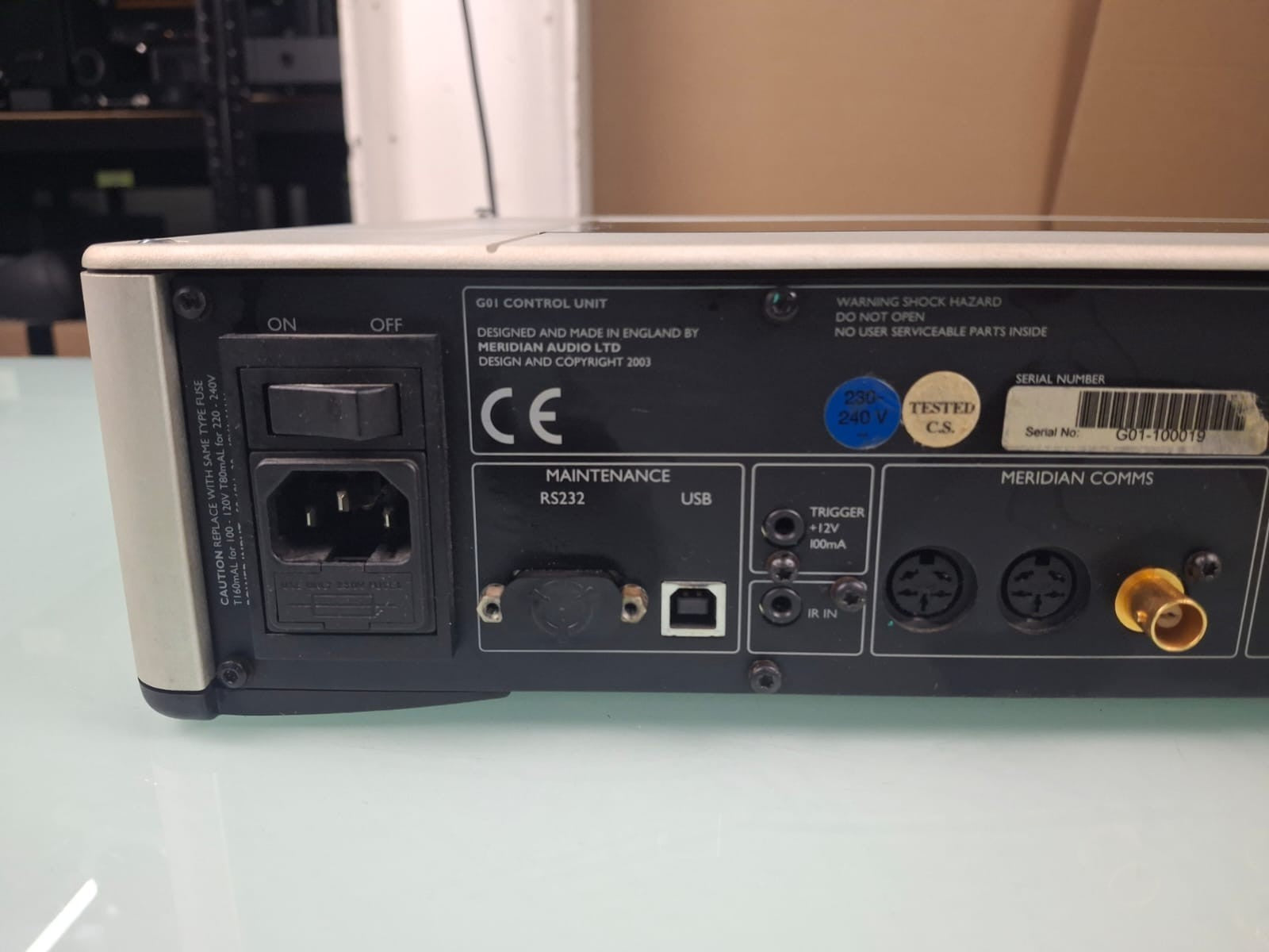 MERIDIAN G01 CONTROL UNIT WITH REMOTE MSR
