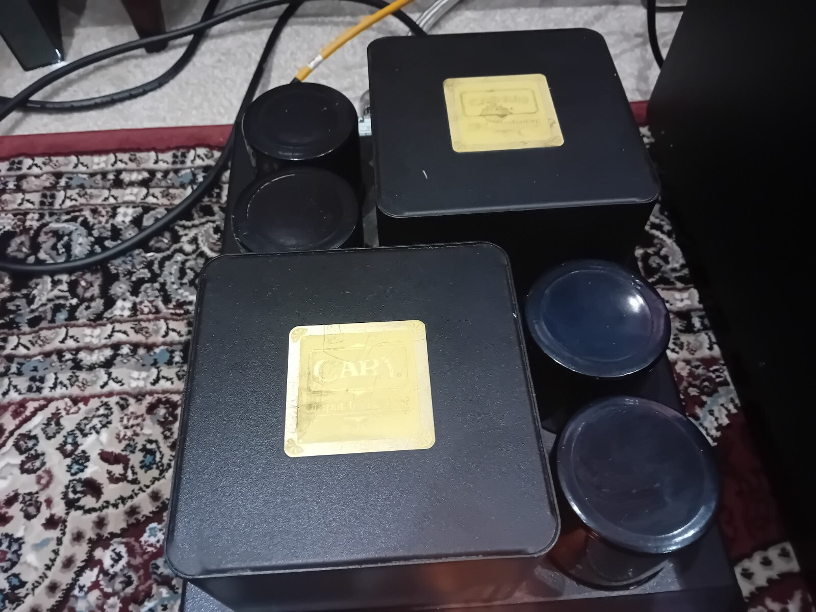 Cary CAD 805 triode output monaural tube valve power amplifiers mono blocks